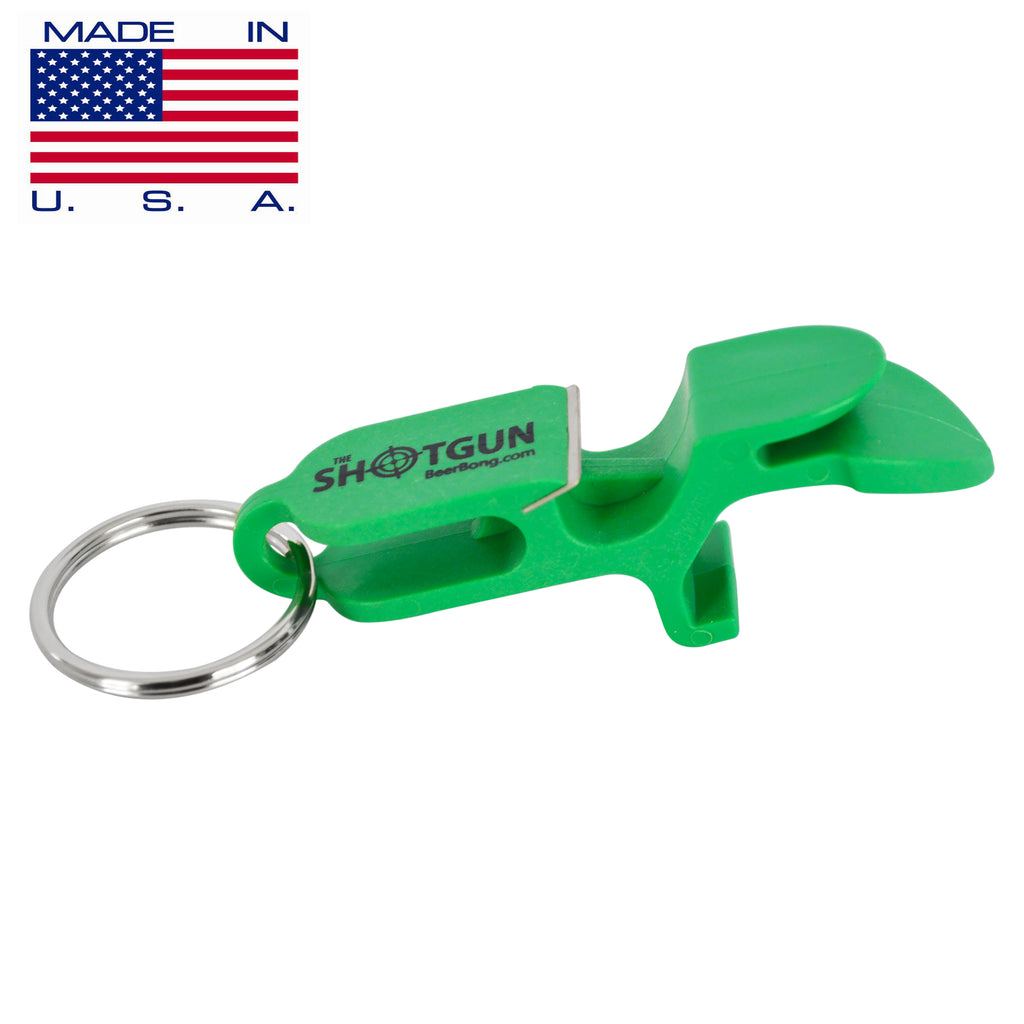 Green Shotgun Key Chain