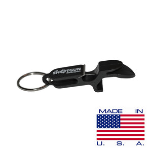 Black Shotgun Key Chain