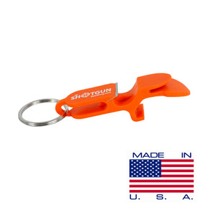 Orange Shotgun Key Chain