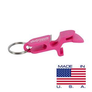 Pink Shotgun Key Chain